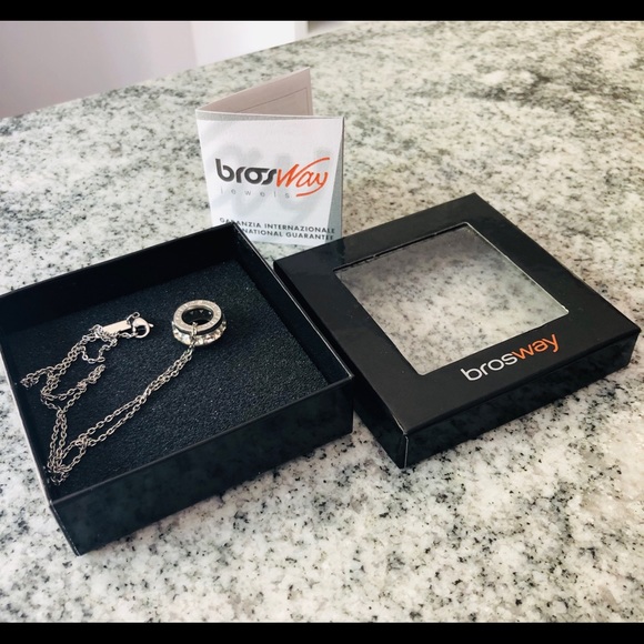 SALE ♥️ SWAROVSKI Brosway of Italy necklace w pendant 💋 - Picture 6 of 15